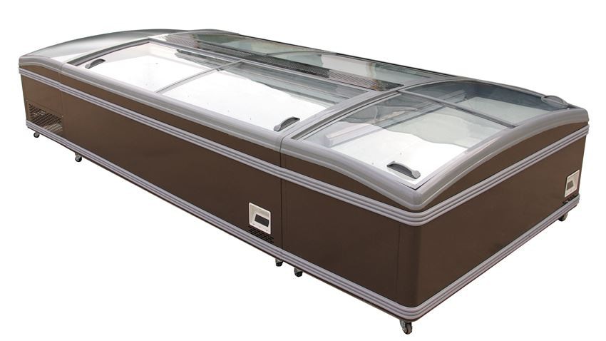 combined island freezer size