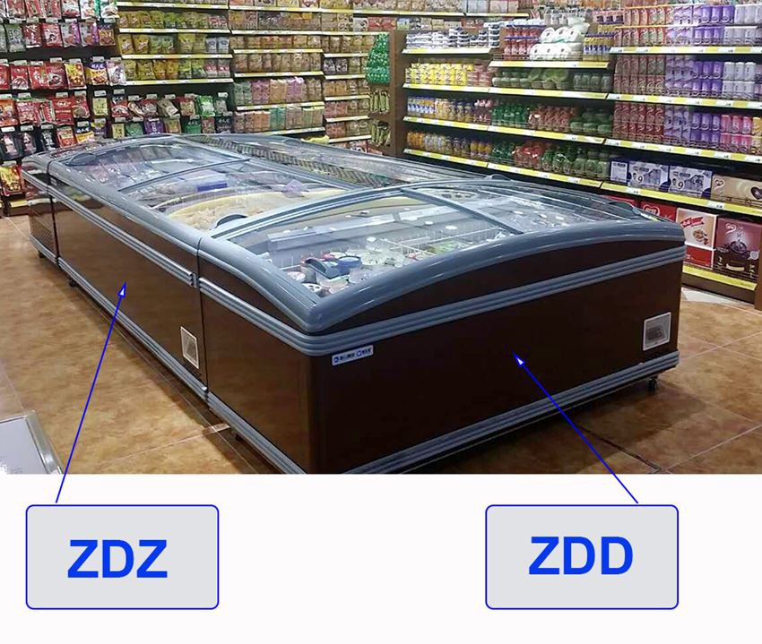 Top Open Glass Sliding Door Display Freezer Top Open Glass Sliding Door Display Freezer