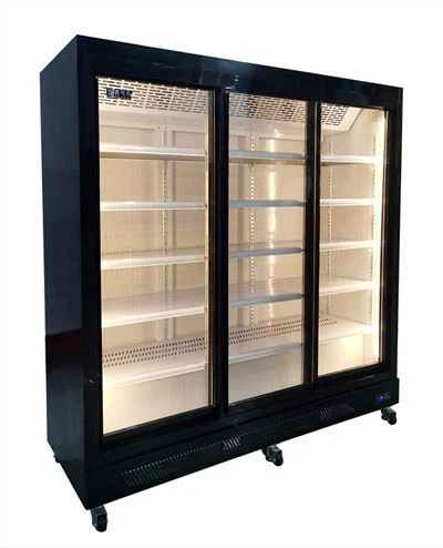 Vetrina con ante scorrevoli in vetro