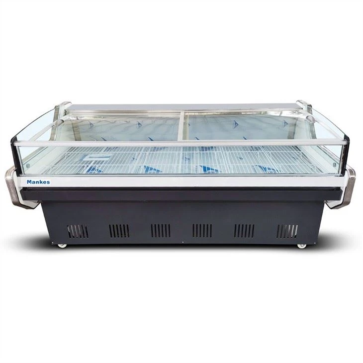 Supermarket Top Sliding Open Tempered